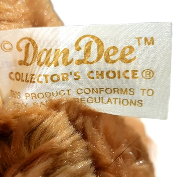 Medium Dan Dee Biker Bulldog Plush Stuffed Animal Motorcycle Puppy Dog Toy Gift - Picture 8 of 8